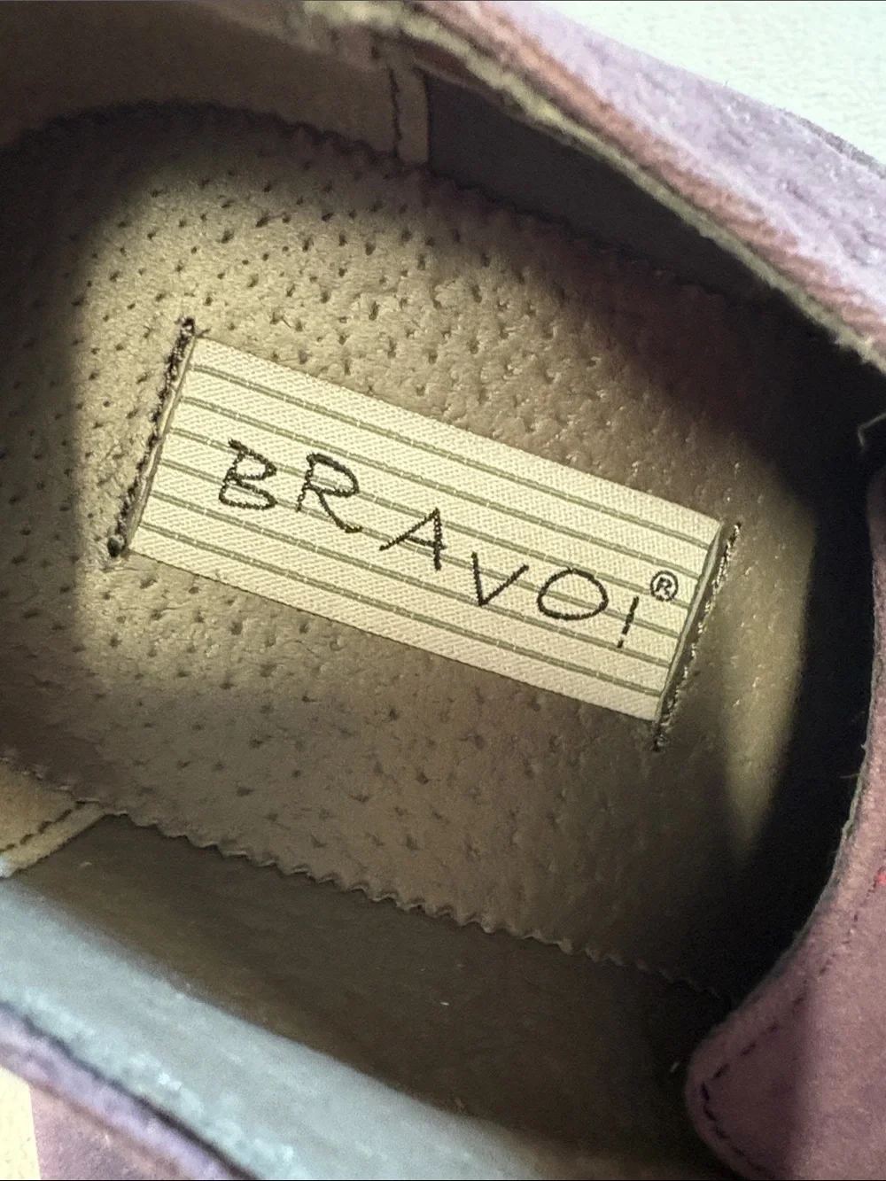 Bravo purple suede